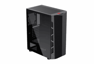 HAVIT CF928 Gaming Case – RGB Mid-Tower Chassis with Dual Honeycomb Vents, Tempered Glass Panel & ATX Support
