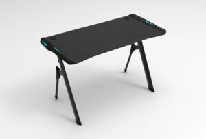 GD906-B HAVIT Gaming Table GD906 – Carbon Fiber RGB Gaming Desk for Ultimate Setup