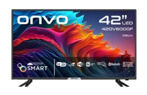 ONVO 42” Full HD Android 13 Smart TV | 42OV6000F | Built-in Satellite Receiver