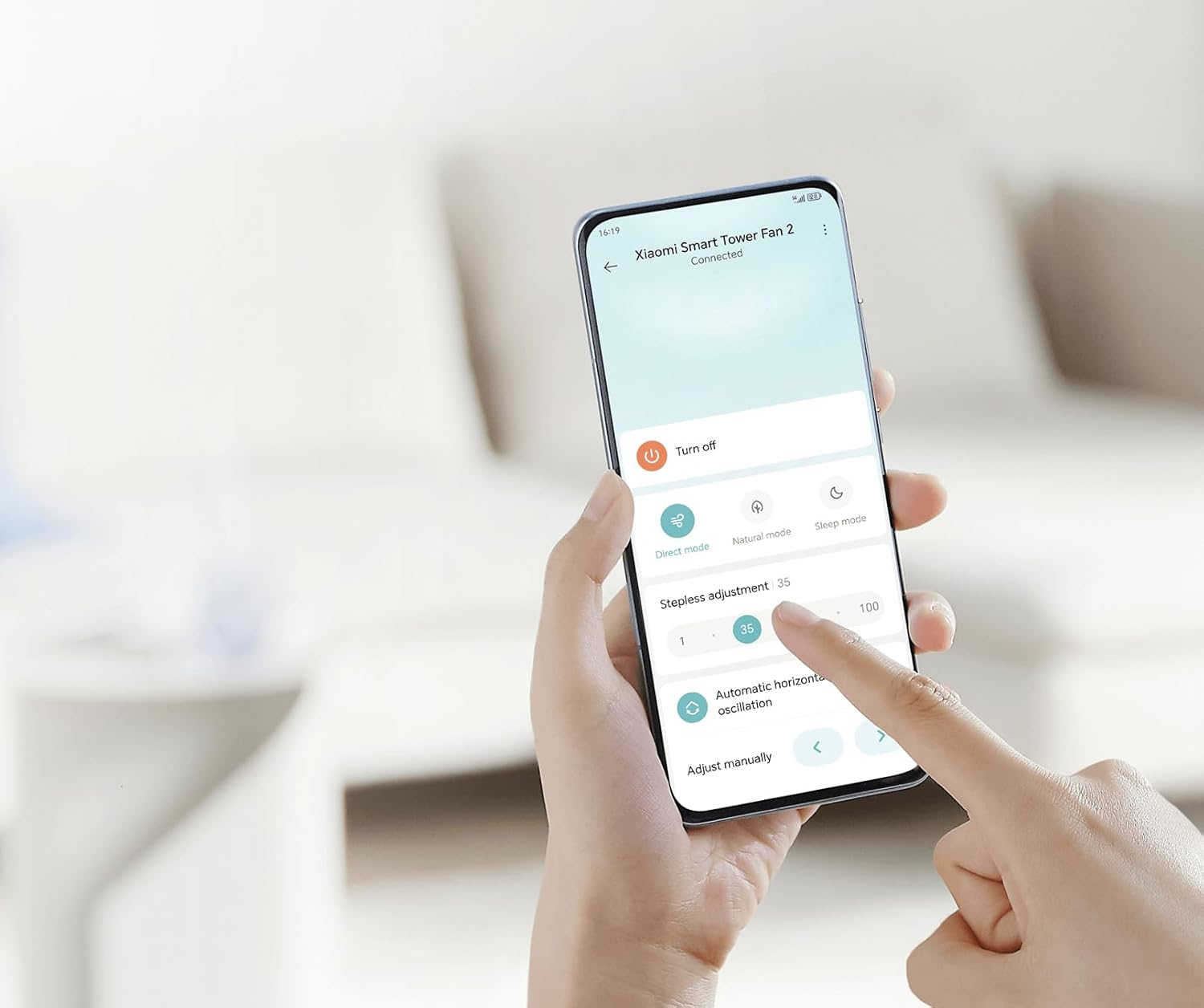 Xiaomi Smart Tower Fan 2 White - Image 6