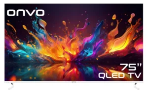 ONVO 75” QLED OVF9000UQ Google TV | 4K Ultra HD • 75-inch Smart TV