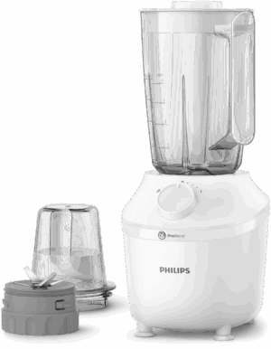vrs_734368f4c25770ae51a35d4043f8 Philips 3000 Series Blender – 600W Power, 2L Plastic Jar, ProBlend 4-Star Blade, with Chopper & 2-Speed + Pulse Control