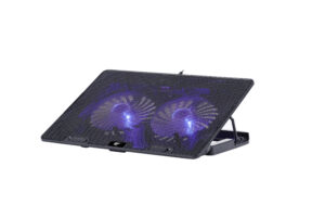 GAMENOTE HV-F2083 Gaming Cooling Pad – Dual Fan Laptop Cooler with Adjustable Height