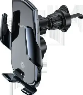 HAVIT W3034 Wireless Car Charger & Phone Holder | Fast Charging & Secure Grip