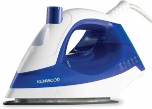 Kenwood Steam Iron, 1100W, 130ML Capacity, Non Stick Soleplate, Automatic Temperature Technology
