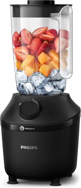 Philips Blender 450W with ProBlend Technology | 1L Effective Capacity | Stainless Steel Blades | Dishwasher Safe