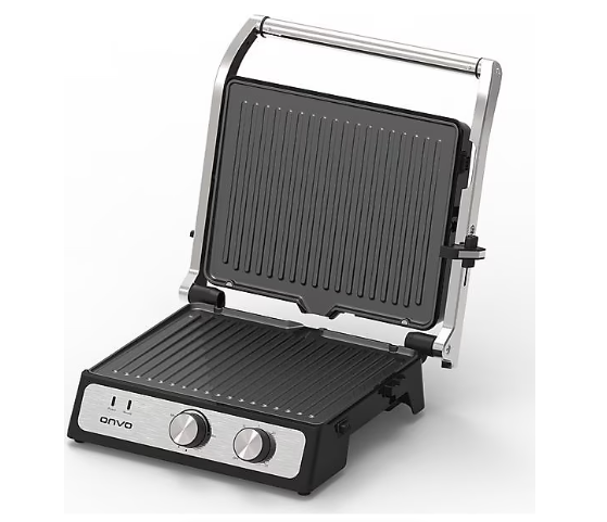 Onvo OVTST03 Tost Machine 2000W | Cast Plates - Image 2