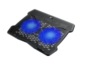 GAMENOTE F2075 Gaming Cooling Pad – Dual Fan Laptop Cooler with Blue LED for 15.6”