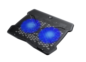 GAMENOTE F2075 Gaming Cooling Pad – Dual Fan Laptop Cooler with Blue LED