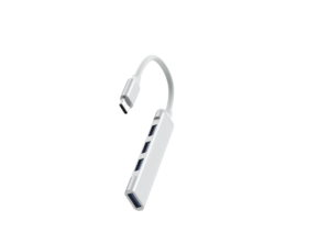 Havit HB41 4-in-1 USB-C Hub | USB 3.0 5Gbps + USB 2.0 Ports