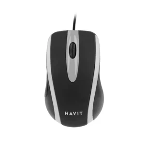 HAVIT HV-MS753 Optical Mouse – Ergonomic Design, Silent Buttons, 3M Click Lifespan