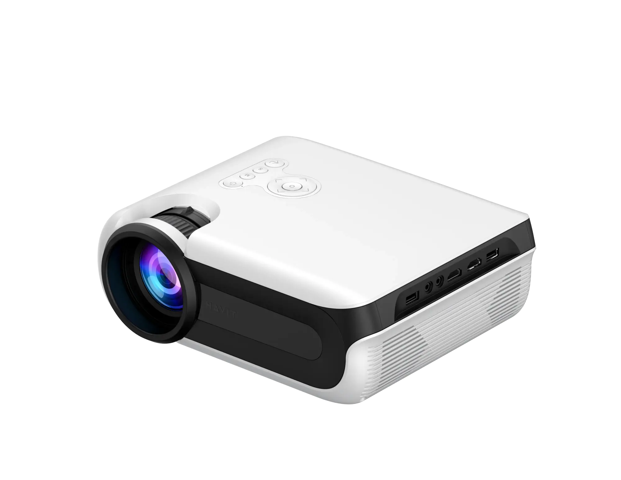 Havit PJ209 Smart Projector | 1080P Full HD | 350 ANSI Lumens | Android | Dual-Band WiFi | Stereo Sound