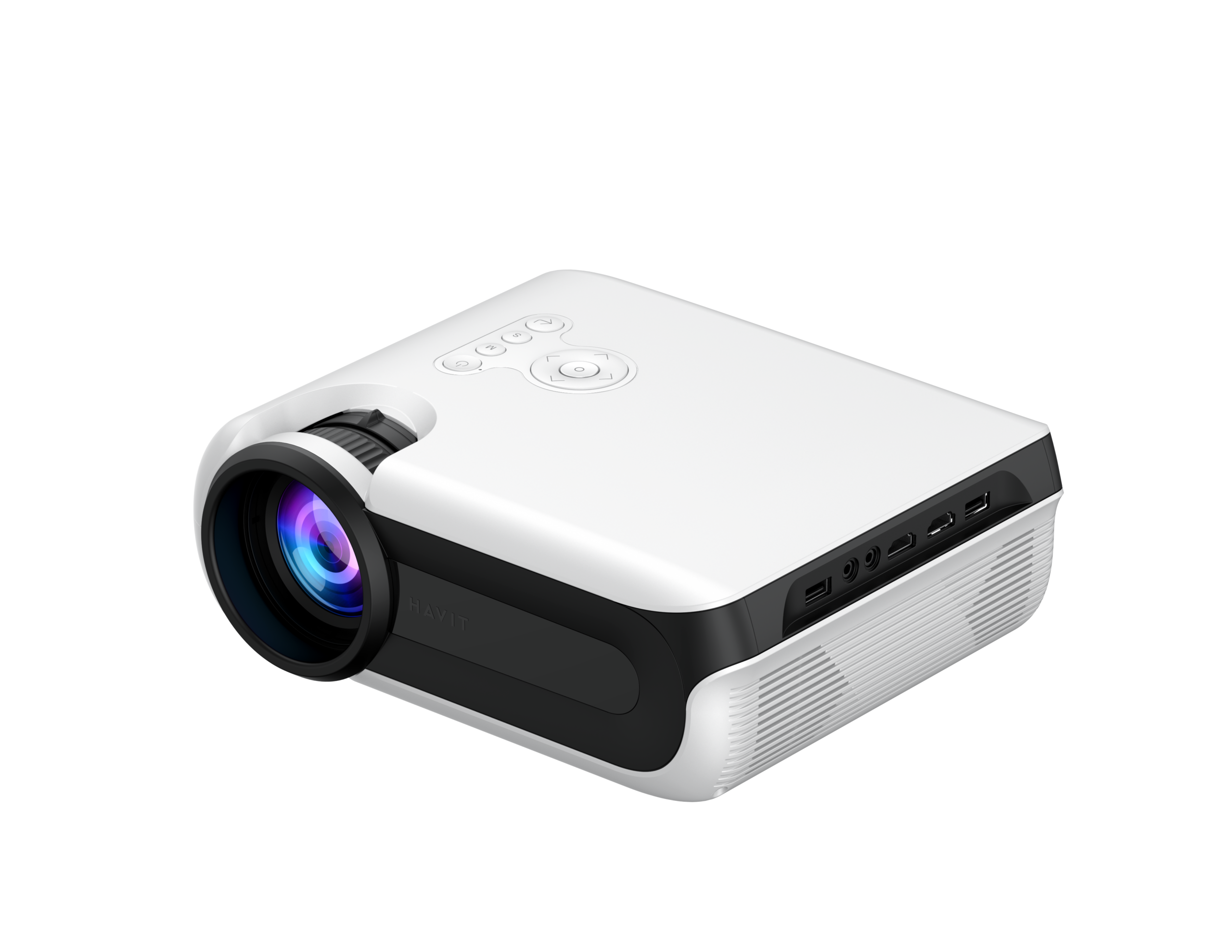 Havit PJ209 Smart Projector | 1080P Full HD | 350 ANSI Lumens | Android | Dual-Band WiFi | Stereo Sound - Image 4