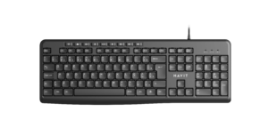 Havit HV-KB866 Office Keyboard | Slim Design | Multimedia Keys | Comfortable Typing