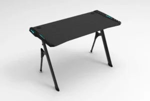 Havit Gaming Desk | Ergonomic Carbon Fiber Surface & RGB Lights