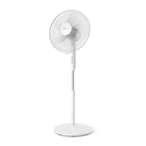 Pedestal Fan 45W | Powerful Airflow 3250 m³/h | Quiet Operation | Adjustable Height & Oscillation